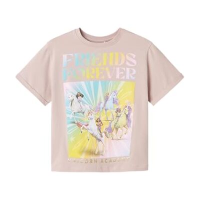 NAME IT flicka Nkfjixo Uniacad Ss Nreg Top Box Sky, Burnished Lilac, 116 NAME IT flicka Nkfjixo Uniacad Ss Nreg Top Box Sky, Burnished Lilac, 116