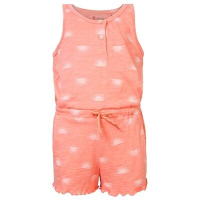 Noppies flickor jumpsuit Eski-ärmlös heltäckande tryck overaller, Korall haze N175, 116 Noppies flickor jumpsuit Eski-ärmlös heltäckande tryck overaller, Korall haze N175, 116