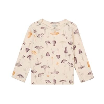 Noppies unisex baby te gravar långärmad heltäckande tryck t-shirt, Buttercream P959, 56 cm Noppies unisex baby te gravar långärmad heltäckande tryck t-shirt, Buttercream P959, 56 cm
