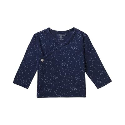 Noppies Baby unisex T-shirt wrap Nantes långärmad allt över tryck, Svart iris – P554, 56 cm Noppies Baby unisex T-shirt wrap Nantes långärmad allt över tryck, Svart iris – P554, 56 cm