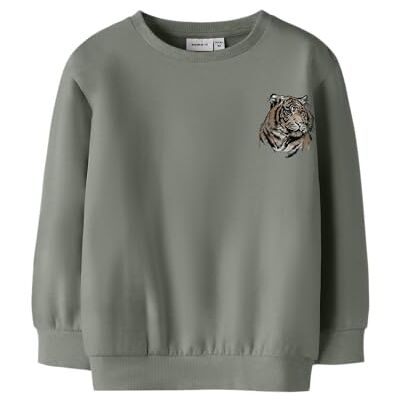 NAME IT Nmmthorne Ls Nreg Sweat Bru Box, skugga, 98 NAME IT Nmmthorne Ls Nreg Sweat Bru Box, skugga, 98