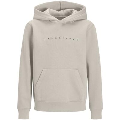 JACK & JONES Jjestar Jj Sweat Hood Noos Jnr, Moonbeam, 176 JACK & JONES Jjestar Jj Sweat Hood Noos Jnr, Moonbeam, 176