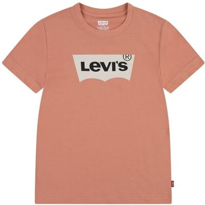 Levi's Kt-Knit Top T-shirt för barn och tonåringar, Fulva apelsin, 4 år Levi's Kt-Knit Top T-shirt för barn och tonåringar, Fulva apelsin, 4 år