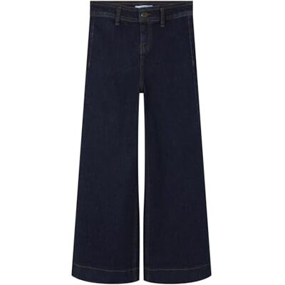 NAME IT flickor breda jeans, Mörkblå denim, 116 NAME IT flickor breda jeans, Mörkblå denim, 116