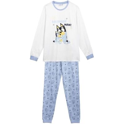 CERDÁ LIFE'S LITTLE MOMENTS Lång enkel tröja fleece set mjuk pyjamas blå pyjamas exklusivt spel unisex vuxen, Blå, S CERDÁ LIFE'S LITTLE MOMENTS Lång enkel tröja fleece set mjuk pyjamas blå pyjamas exklusivt spel unisex vuxen, Blå, S