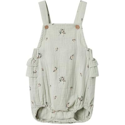 NAME IT dam Nbfhikka romper, Aqua Gray, 50 NAME IT dam Nbfhikka romper, Aqua Gray, 50