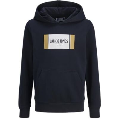 JACK & JONES JUNIOR Jjhayato Sweat Hood Jnr, Sky Captain, 140 JACK & JONES JUNIOR Jjhayato Sweat Hood Jnr, Sky Captain, 140