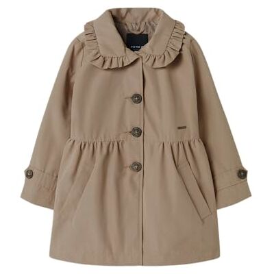 NAME IT flicka Nmfmadelin Trench Coat Noos Nmfmadelin Trench Coat Noos (1-pack), Savannah Tan, 122 NAME IT flicka Nmfmadelin Trench Coat Noos Nmfmadelin Trench Coat Noos (1-pack), Savannah Tan, 122