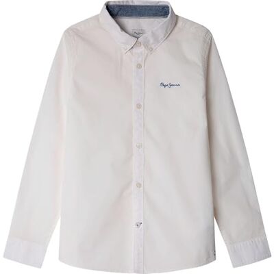 Pepe Jeans pojkskjorta, Vit (vit), 4 år Pepe Jeans pojkskjorta, Vit (vit), 4 år