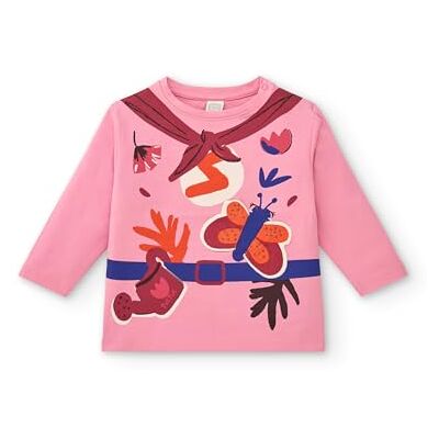 Tuc Tuc Super Flower Collection superhjälte tryckt t-shirt för flickor i rosa (storlek 6 månader) Tuc Tuc Super Flower Collection superhjälte tryckt t-shirt för flickor i rosa (storlek 6 månader)