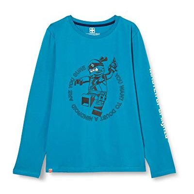 Lego Pojkar Mwb-långärmad tröja Ninjago t-shirt, 763 Havsturkis, 104 Lego Pojkar Mwb-långärmad tröja Ninjago t-shirt, 763 Havsturkis, 104