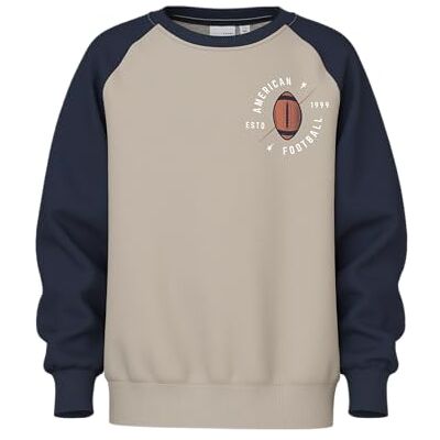 NAME IT Namn IT Nkmvildar Ls Sweat Box Bru, Island Fossil, 116 NAME IT Namn IT Nkmvildar Ls Sweat Box Bru, Island Fossil, 116