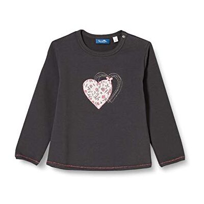 Sanetta Flicka Seal Grey sweatshirt, GRÅ, 62 cm Sanetta Flicka Seal Grey sweatshirt, GRÅ, 62 cm
