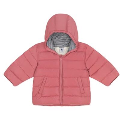 Petit Bateau baby-flicka, långärmad dunjacka, rosenträ, 6 månader Petit Bateau baby-flicka, långärmad dunjacka, rosenträ, 6 månader