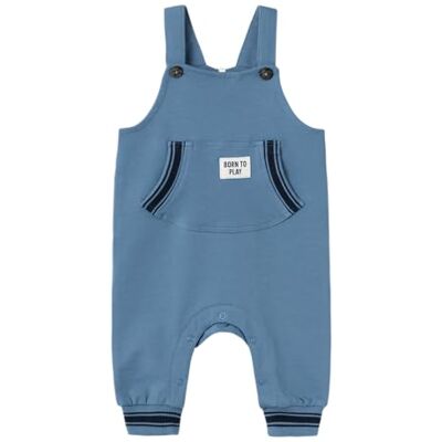 NAME IT Baby pojkar Nbmkori Sweat Unb overall, Koronettblå, 80 NAME IT Baby pojkar Nbmkori Sweat Unb overall, Koronettblå, 80
