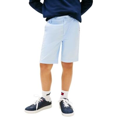 Tommy Hilfiger pojke 1985 Chino korta KB0KB09641 shorts, blå (sötblå), 10 år Tommy Hilfiger pojke 1985 Chino korta KB0KB09641 shorts, blå (sötblå), 10 år