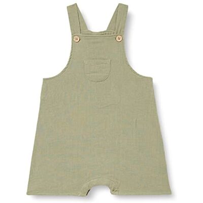 Petit Bateau unisex babyoverall, Grön marecage, 0-3 månader Petit Bateau unisex babyoverall, Grön marecage, 0-3 månader