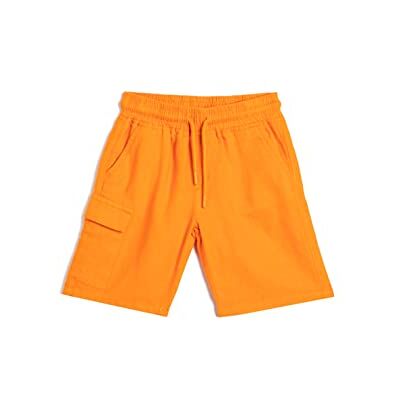 Koton Boys Linne shorts dragsko ficka detalj, Orange (214), 9-10 år Koton Boys Linne shorts dragsko ficka detalj, Orange (214), 9-10 år