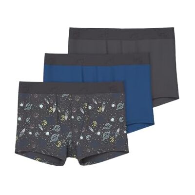 NAME IT kids pojkar Nkmboxer 3P Iron Space Noos (3-pack), Smidd järn, numeric_116 NAME IT kids pojkar Nkmboxer 3P Iron Space Noos (3-pack), Smidd järn, numeric_116