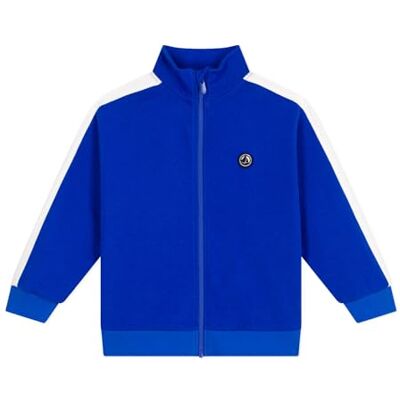 Petit Bateau tröja med dragkedja för pojkar, blå, 3 år Petit Bateau tröja med dragkedja för pojkar, blå, 3 år