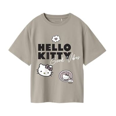 NAME IT Nkfakibo Hellokitty Ss Nreg Top Box Sky, Island Fossil, 122-128 NAME IT Nkfakibo Hellokitty Ss Nreg Top Box Sky, Island Fossil, 122-128