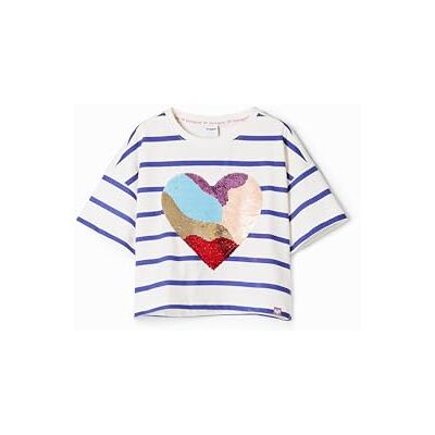 Desigual Ts Cora T-shirt för flickor, blå, 9 år Desigual Ts Cora T-shirt för flickor, blå, 9 år