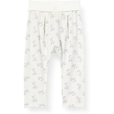 Sanetta Byxor för bebisar och flickor, beige fritidsbyxor, elfenben, 68 cm Sanetta Byxor för bebisar och flickor, beige fritidsbyxor, elfenben, 68 cm