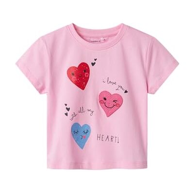NAME IT Namn IT flicka Nmfditto Nreg Ss Top Box, Rosa frostning, 92 NAME IT Namn IT flicka Nmfditto Nreg Ss Top Box, Rosa frostning, 92