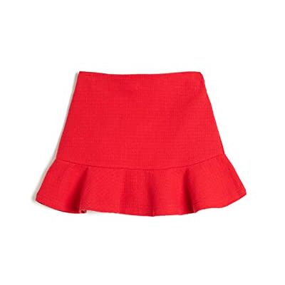 Koton Girls's Ruffle elastisk midja kjol, Röd (418), 4-5 Jahre Koton Girls's Ruffle elastisk midja kjol, Röd (418), 4-5 Jahre