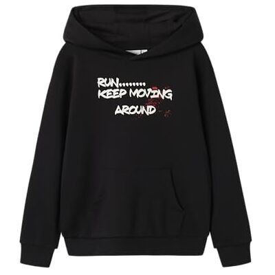 NAME IT NAMN IT Pojkens Nkmnotus Ls Nreg Sweat Wh Bru, svart, 122-128, Svart, 122-128 NAME IT NAMN IT Pojkens Nkmnotus Ls Nreg Sweat Wh Bru, svart, 122-128, Svart, 122-128