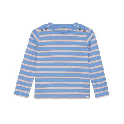 Noppies Kids Girls Tee Priceville långärmad, Randigt mönster medium blå – N415, 116 Noppies Kids Girls Tee Priceville långärmad, Randigt mönster medium blå – N415, 116
