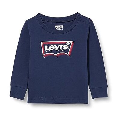 Levi's Baby pojkar Lvb Glow Effect Ls Batwing 6ej268 T-shirt, Klänning blues, 12 månader Levi's Baby pojkar Lvb Glow Effect Ls Batwing 6ej268 T-shirt, Klänning blues, 12 månader