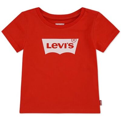 Levi's Levis barn flicka fladdermusvinge t-shirt röd, Röd, 3 månader Levi's Levis barn flicka fladdermusvinge t-shirt röd, Röd, 3 månader