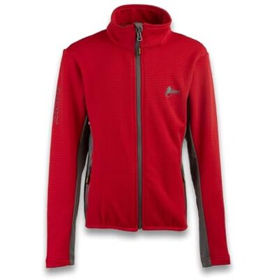 Ande New Averta Jr barnfleece – teknisk och ventiler utomhusfleece, Röd bas, 12 år Ande New Averta Jr barnfleece – teknisk och ventiler utomhusfleece, Röd bas, 12 år