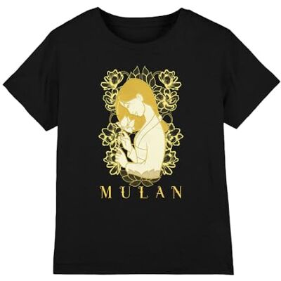 Mulan Golden Garden Girls T-tröja, svart 7–8 år, Svart, 7-8 �r Mulan Golden Garden Girls T-tröja, svart 7–8 år, Svart, 7-8 �r