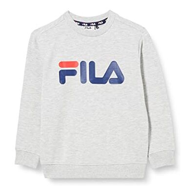 FILA Unisex barn BABINA GREDA Classic Logo Crew tröja, Light Grey Melange, 98/104, Ljusgrå melange FILA Unisex barn BABINA GREDA Classic Logo Crew tröja, Light Grey Melange, 98/104, Ljusgrå melange