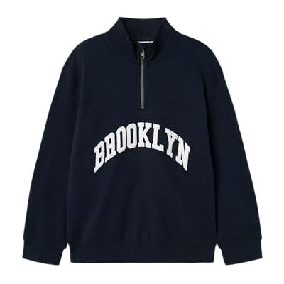 NAME IT Boy Sweatshirt Regular Fit, Mörk safir, 134-140 NAME IT Boy Sweatshirt Regular Fit, Mörk safir, 134-140