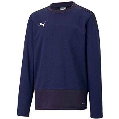 PUMA Unisex Kinder, teamGOAL 23 Training Sweat Jr Trainingssweatshirt, Peacoat-New Navy, 164 PUMA Unisex Kinder, teamGOAL 23 Training Sweat Jr Trainingssweatshirt, Peacoat-New Navy, 164