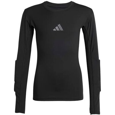 adidas unisex barn Padded Goalkeeper Baselayer Longsleeve Kids Shirt, black, 7-8 Years adidas unisex barn Padded Goalkeeper Baselayer Longsleeve Kids Shirt, black, 7-8 Years