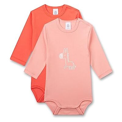 Sanetta Baby flicka dubbelpack långärmad bodysuit, Searose, 56 Sanetta Baby flicka dubbelpack långärmad bodysuit, Searose, 56