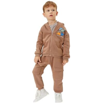 Koton Babyboys joggare ficka detalj dragsko bomull mix sweatpants, Brun (540), 9-12 Monate Koton Babyboys joggare ficka detalj dragsko bomull mix sweatpants, Brun (540), 9-12 Monate