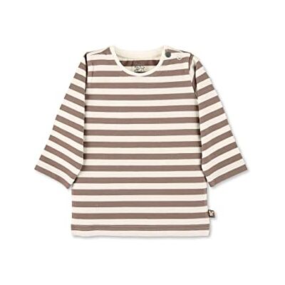 Sterntaler Baby pojkar GOTS långärmad tröja randig långärmad tröja, brun, 50 Sterntaler Baby pojkar GOTS långärmad tröja randig långärmad tröja, brun, 50