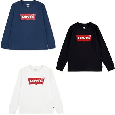 Levi's T-shirt för pojkar 3-pack (förpackning med 3), Vit/svart/blå, 2 år Levi's T-shirt för pojkar 3-pack (förpackning med 3), Vit/svart/blå, 2 år