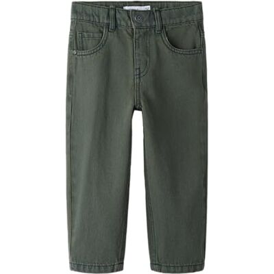 NAME IT Nmmben Tap Overdyed Jeans 4042-Za K, Djup skog, 98 NAME IT Nmmben Tap Overdyed Jeans 4042-Za K, Djup skog, 98