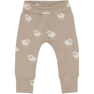 Noppies Baby unisex byxor normal passform, Djur mönster sand/naken – N316, 56 Noppies Baby unisex byxor normal passform, Djur mönster sand/naken – N316, 56