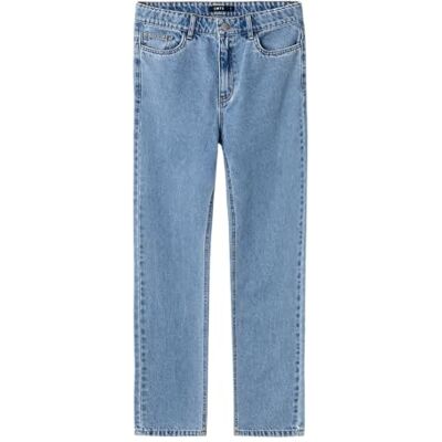 NAME IT Namn IT flicka Nlfkizza DNM Hw Mom byxa Noos jeans, Ljusblå denim, 164 cm NAME IT Namn IT flicka Nlfkizza DNM Hw Mom byxa Noos jeans, Ljusblå denim, 164 cm