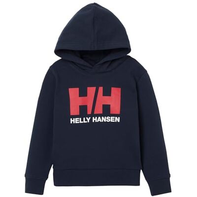 Helly Hansen barn unisex K Hh logo huvtröja 2.0, marinblå, 5 Helly Hansen barn unisex K Hh logo huvtröja 2.0, marinblå, 5