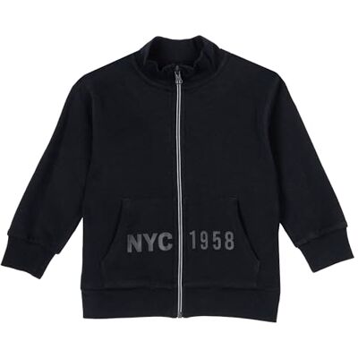 Chicco Sweatshirt med dragkedja för pojkar, Mörkblå, 18 månader Chicco Sweatshirt med dragkedja för pojkar, Mörkblå, 18 månader