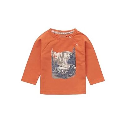Noppies Baby Baby pojkar Tee Jinan långärmad t-shirt, Bombay Brown-P485, 56 Noppies Baby Baby pojkar Tee Jinan långärmad t-shirt, Bombay Brown-P485, 56