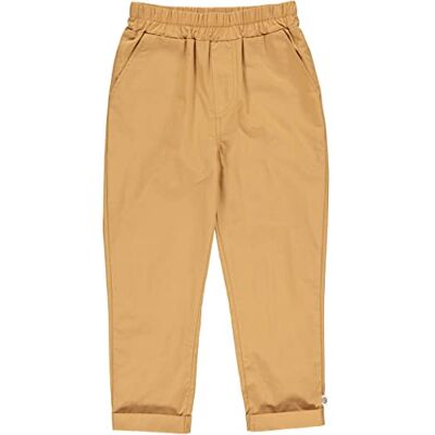 müsli av grön bomull flicka poplin casual byxor, kanel, 110 cm müsli av grön bomull flicka poplin casual byxor, kanel, 110 cm